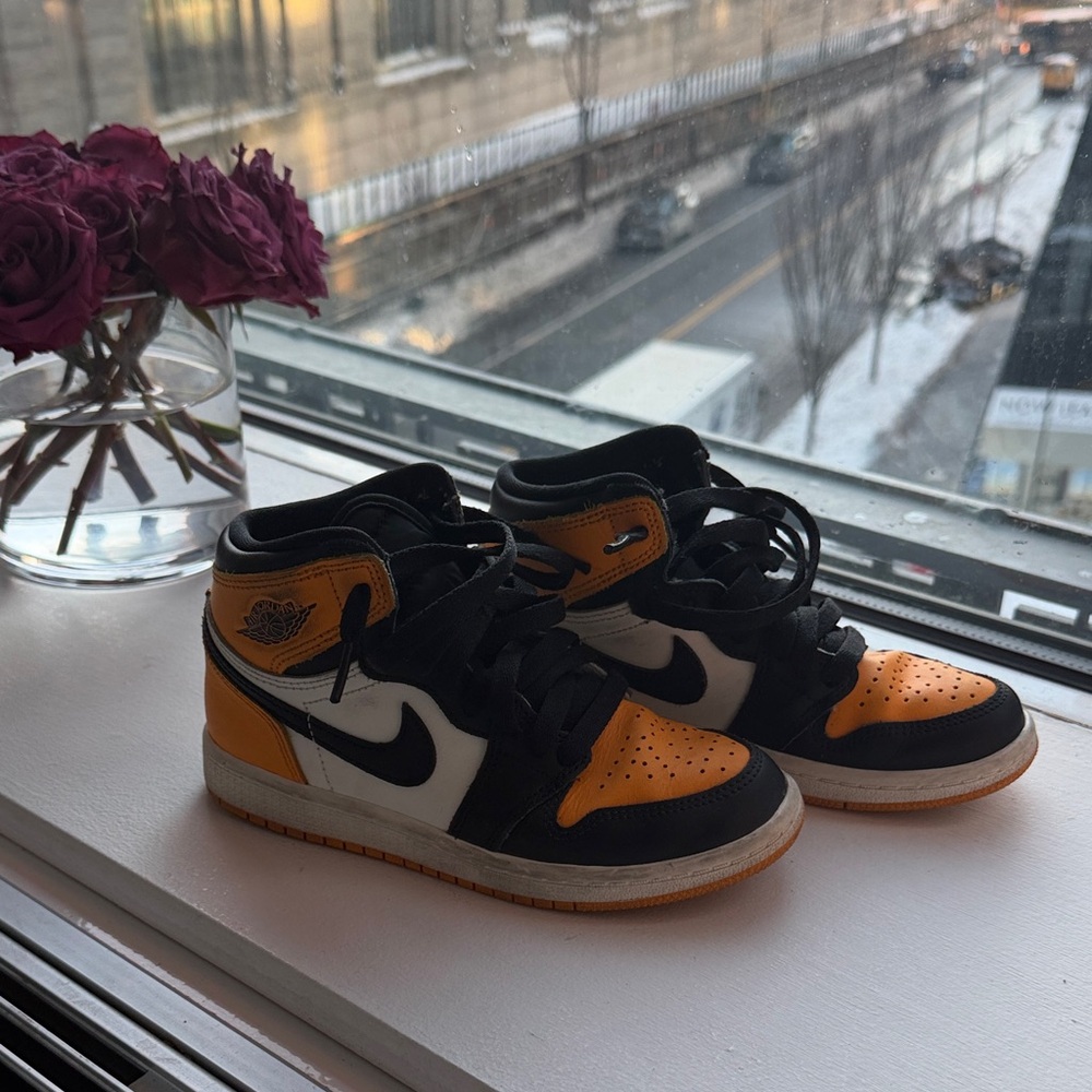 Jordan Kids Sneakers Black Orange White
